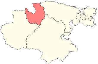 Localisation de Raïon de Tchaoun