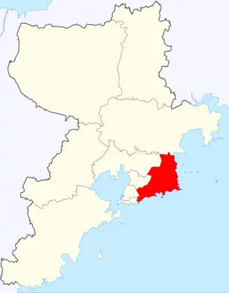 Localisation de Láoshān Qū