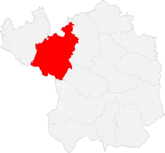 Localisation de Zhìdān Xiàn