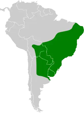 Description de l'image Chlorostilbon aureoventris map.svg.