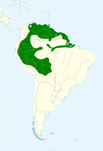 Description de l'image Chlorostilbon mellisugus map.svg.