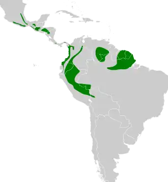 Description de l'image Clibanornis rubiginosus map.svg.