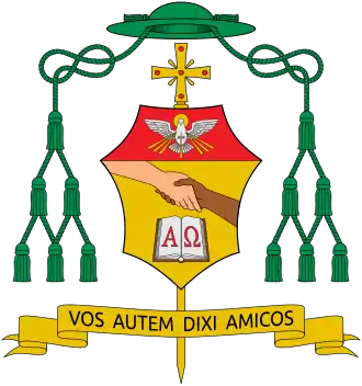 Blason de l'évêque Justin Kientega