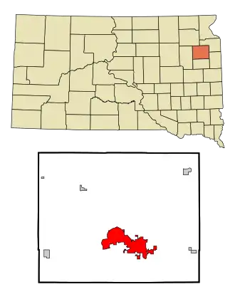 Localisation de Watertown