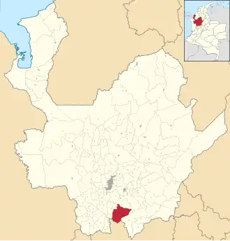 Localisation de Abejorral