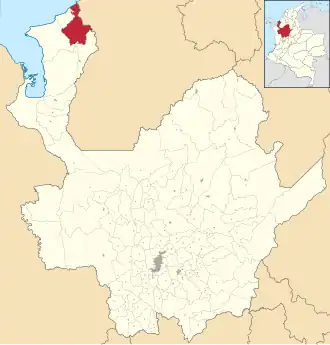 Localisation de Arboletes