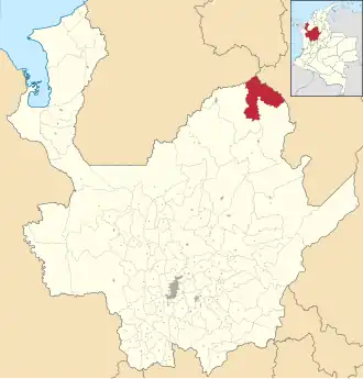 Localisation de Nechí