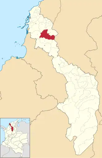 Localisation de San Juan de Nepomuceno