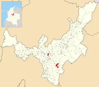 Localisation de Berbeo