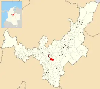 Localisation de Viracachá