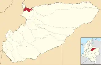 Localisation de Sácama