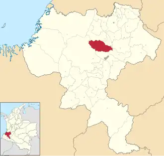 Localisation de Cajibío