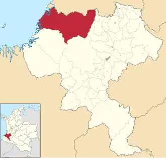 Localisation de López de Micay