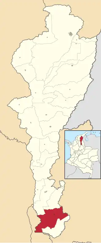Localisation de San Martín