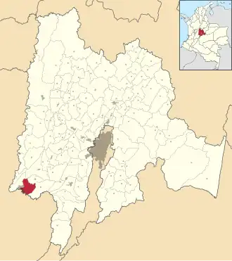 Localisation de Ricaurte