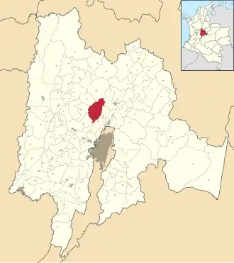 Localisation de Subachoque