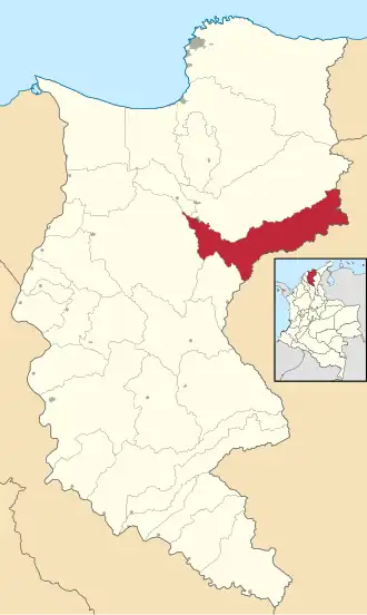 Localisation de Fundación