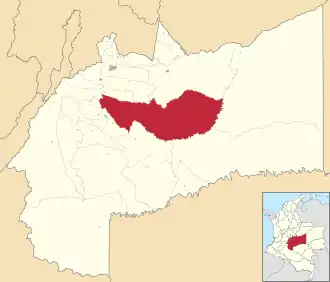 Localisation de San Martín de los Llanos