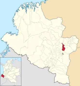 Localisation de Chachagüí