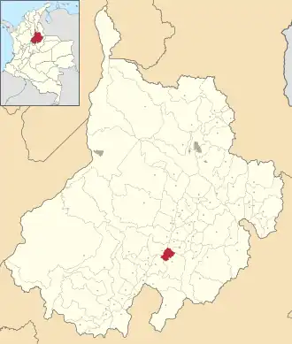 Localisation de Guapotá