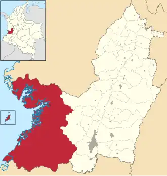 Localisation de Buenaventura