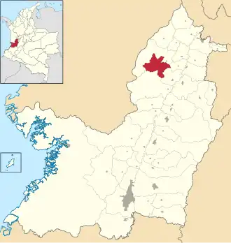 Localisation de El Dovio