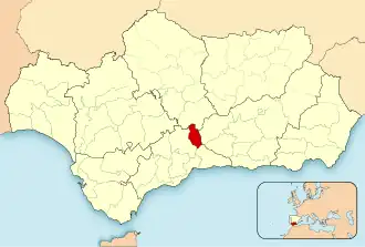 Localisation de Nororiental Málaga