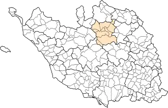 Localisation de Pays-de-Saint-Fulgent-les-Essarts