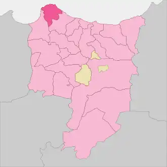 Localisation de Laazib