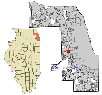 Localisation de McCook