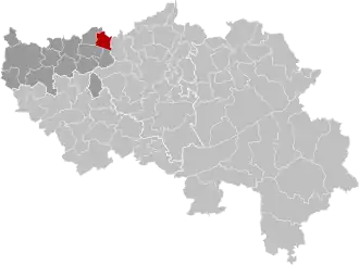 Localisation de Crisnée