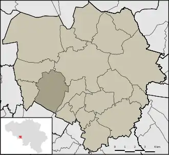 Localisation de Cuesmes