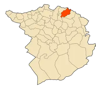 Localisation de El Fehoul