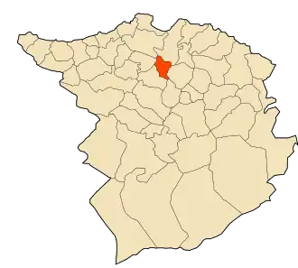 Localisation de Zenata