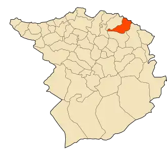 Localisation de Bensekrane