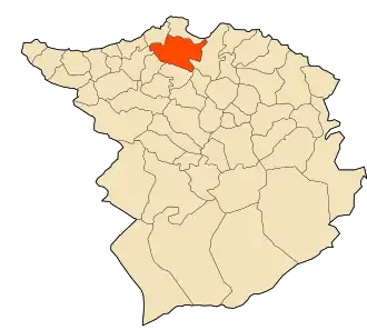 Localisation de Beni Ouarsous