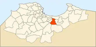 Localisation de El-Harrach