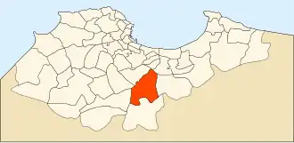 Localisation de Baraki