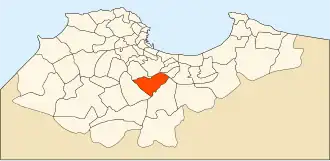 Localisation de Djasr Kasentina