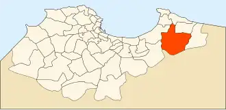 Localisation de Rouïba