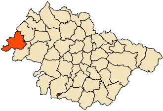 Localisation de Zahana