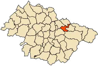 Localisation de Sehailia