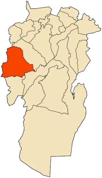 Localisation de M'Sara