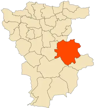 Localisation de Oued Athmania