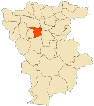 Localisation de Tiberguent