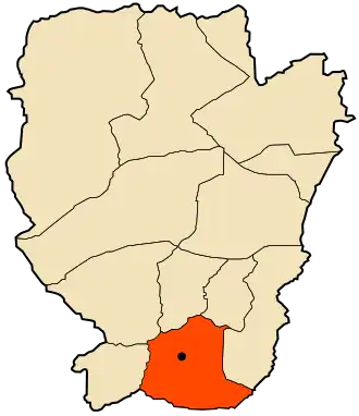 Localisation de Moghrar