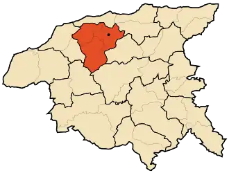 Localisation de Daïra  d'Abou El Hassan