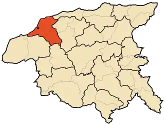 Localisation de Daïra d'El Marsa