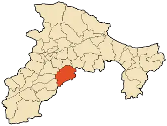 Localisation de Beni Maouche-At Wemɛuc