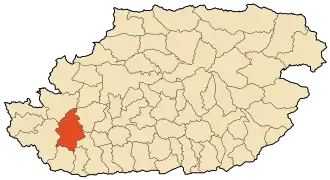 Localisation de Aïn Zaouia